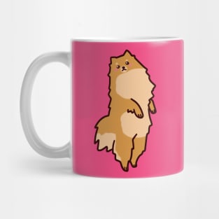 Kawaii Pomeranian Standing Mug